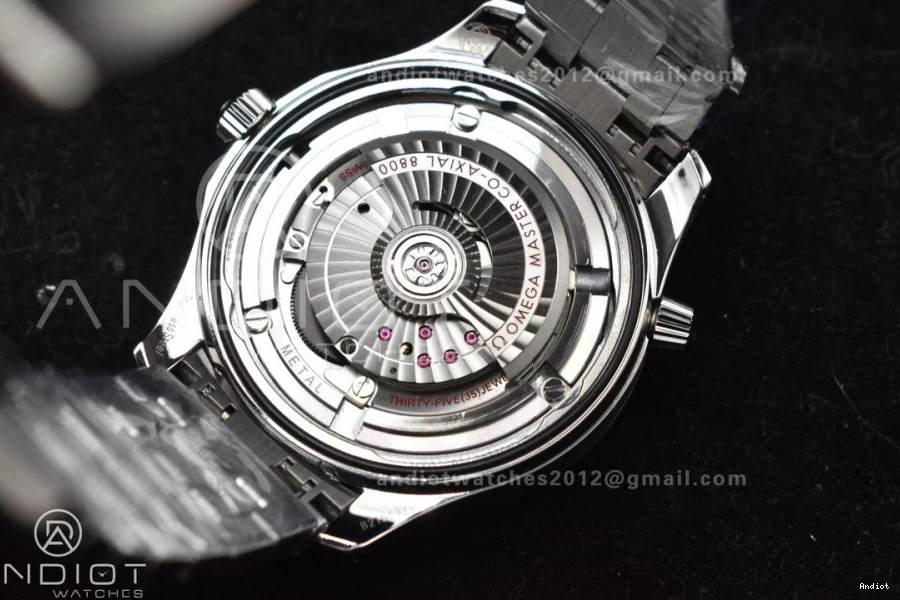 White A2824 Ceramic 1:1 Bracelet SS Edition Blue Seamaster Bezel on 300M SS Dial Diver VSF Best 1219